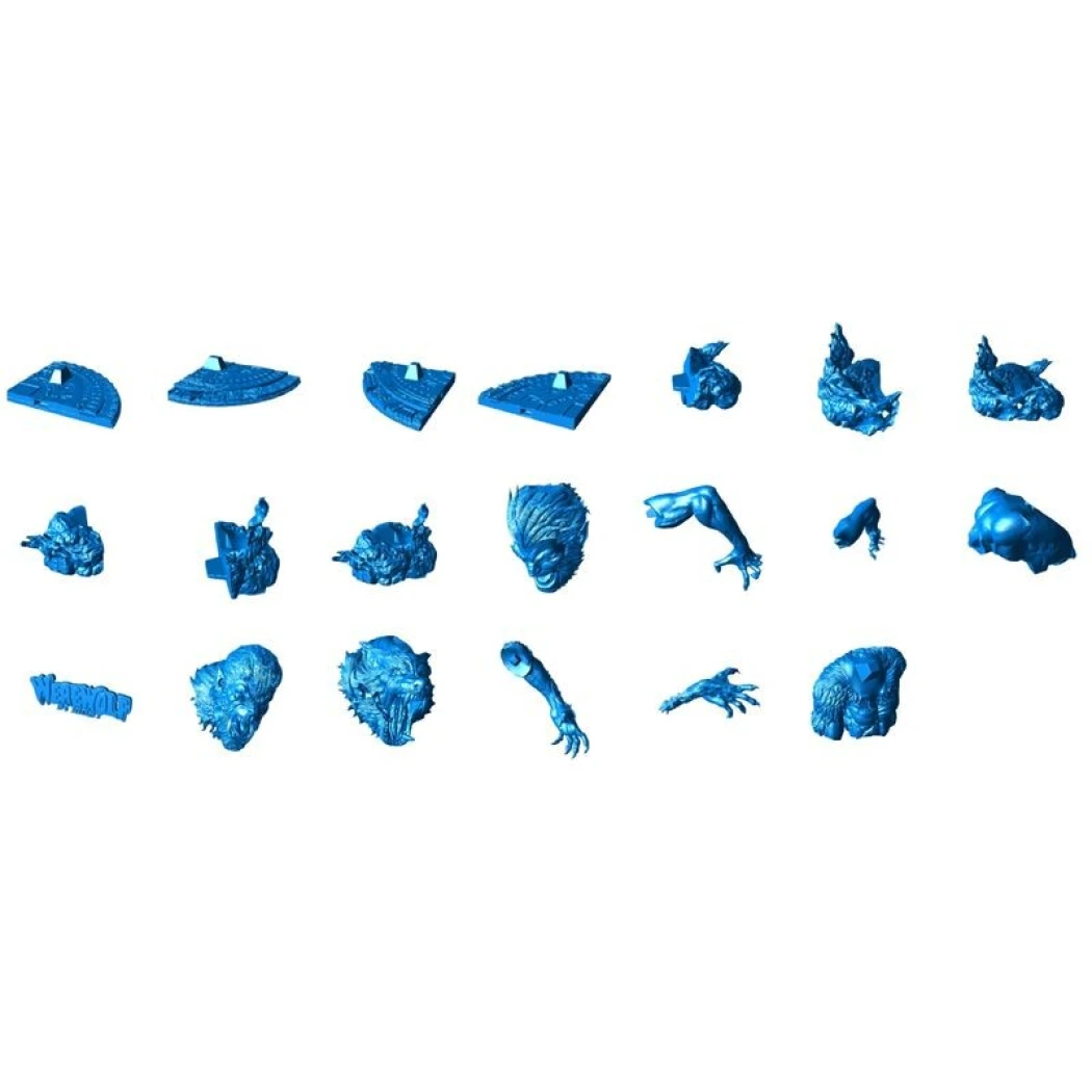 Digital STL Werewolf Bust