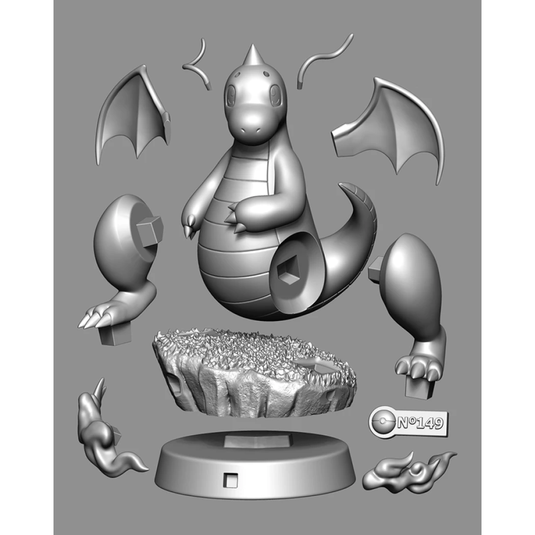 Digital STL Dragonite