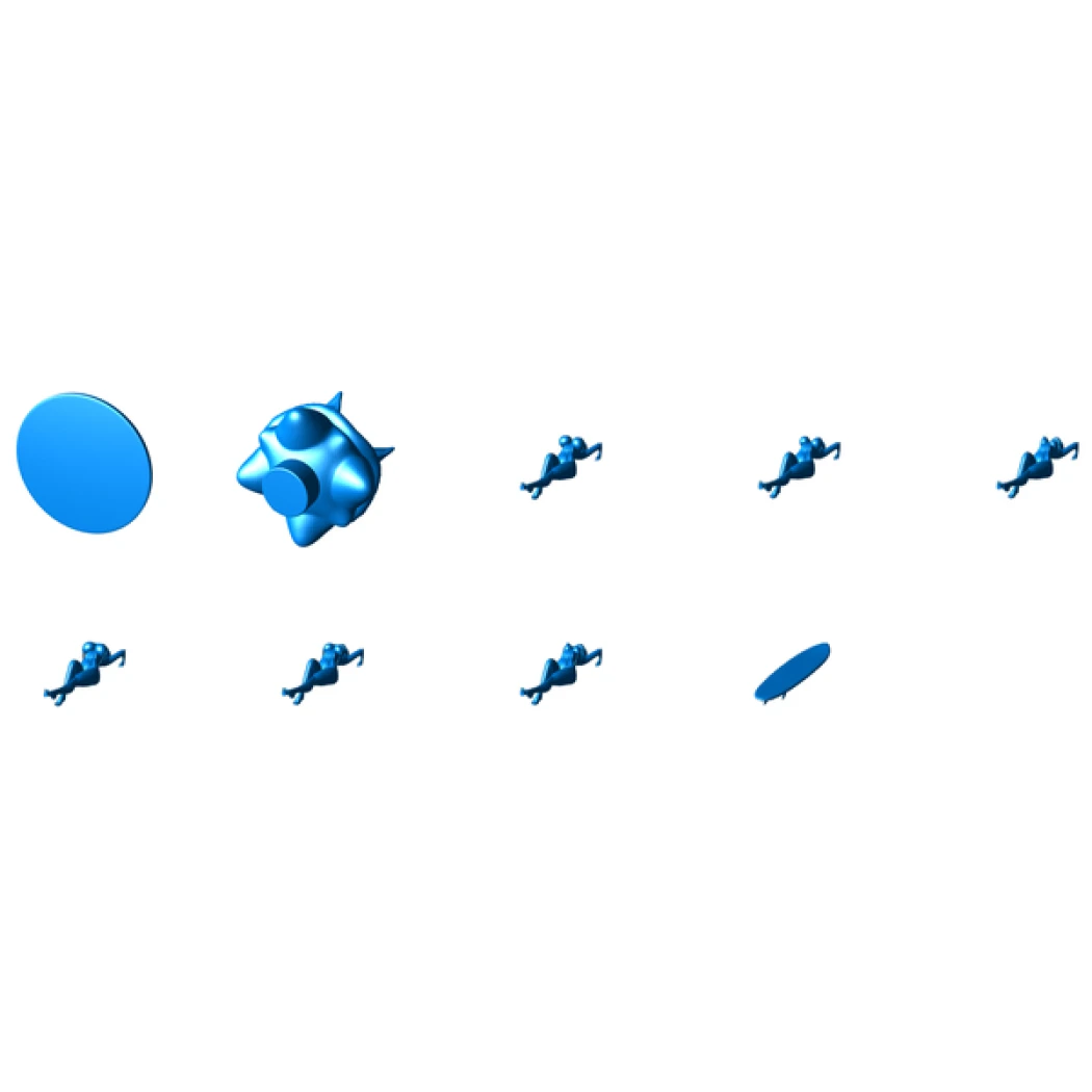 Digital STL Samus Surf Girl