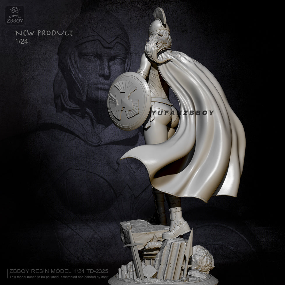 1/24 Resin Superhero Model Kit Greek Beautiful Girl TD-2325 Unpainted