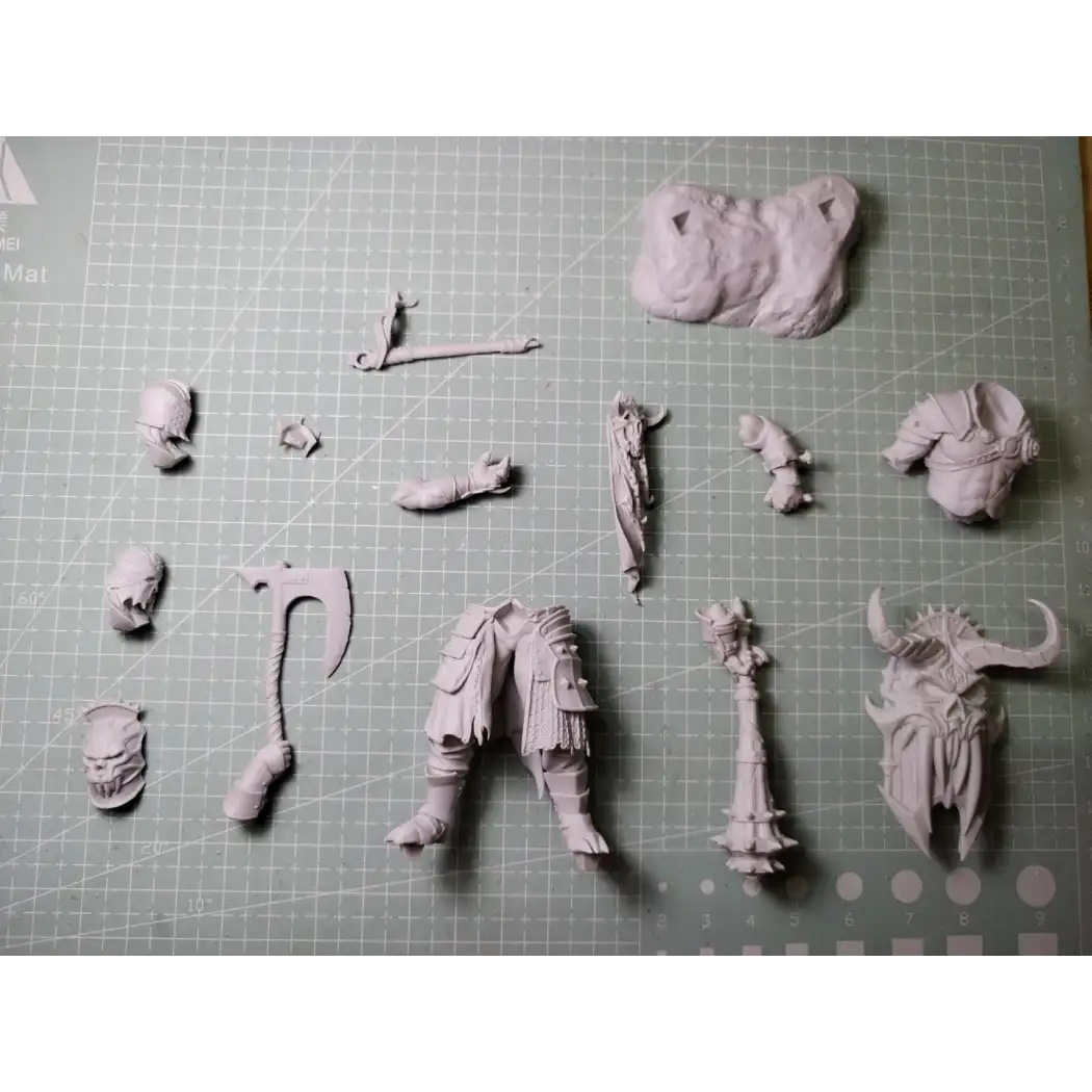 1/24 Resin Model Kit Barbarian Infernal Servant Fantasy Unpainted