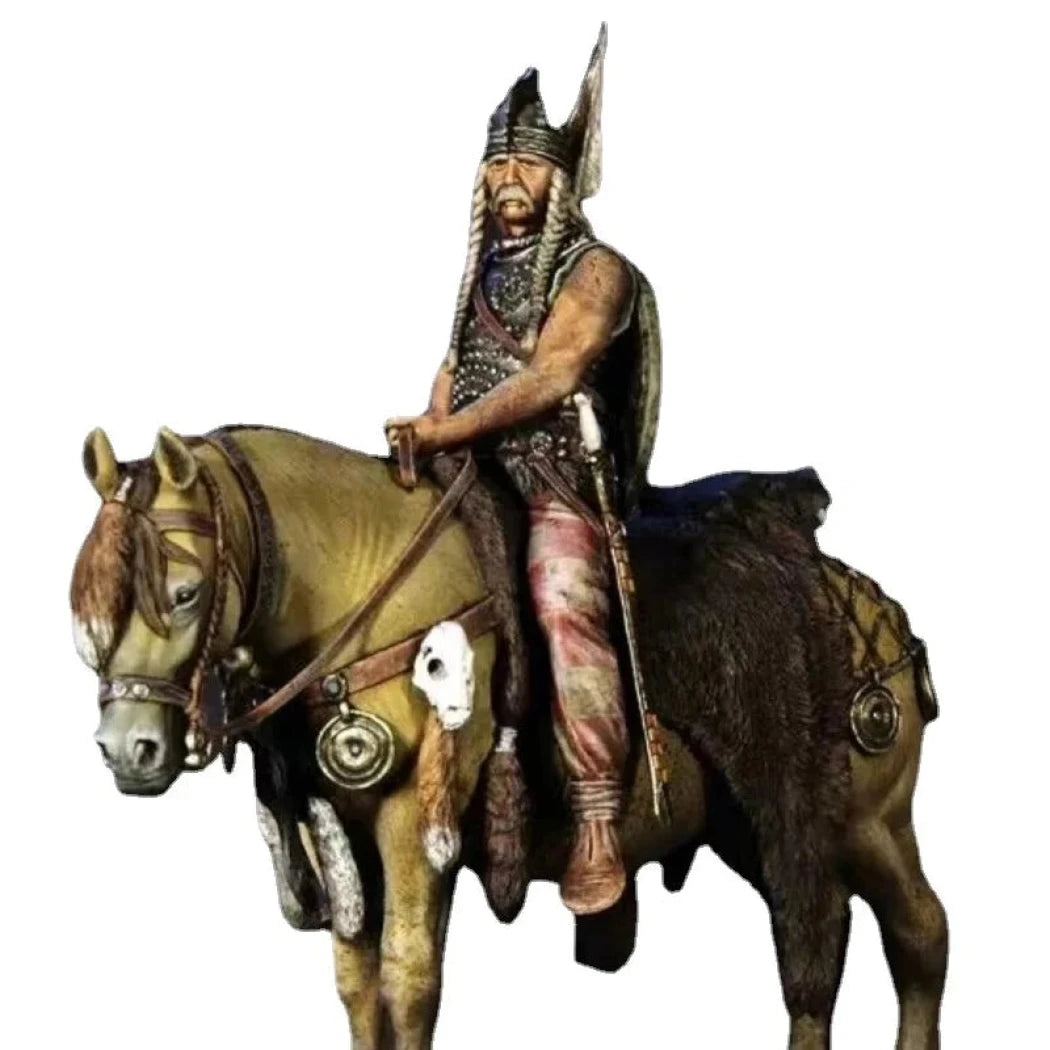 1/24 Resin Model Kit Celtic Warrior Horseman Cavalry Unpainted