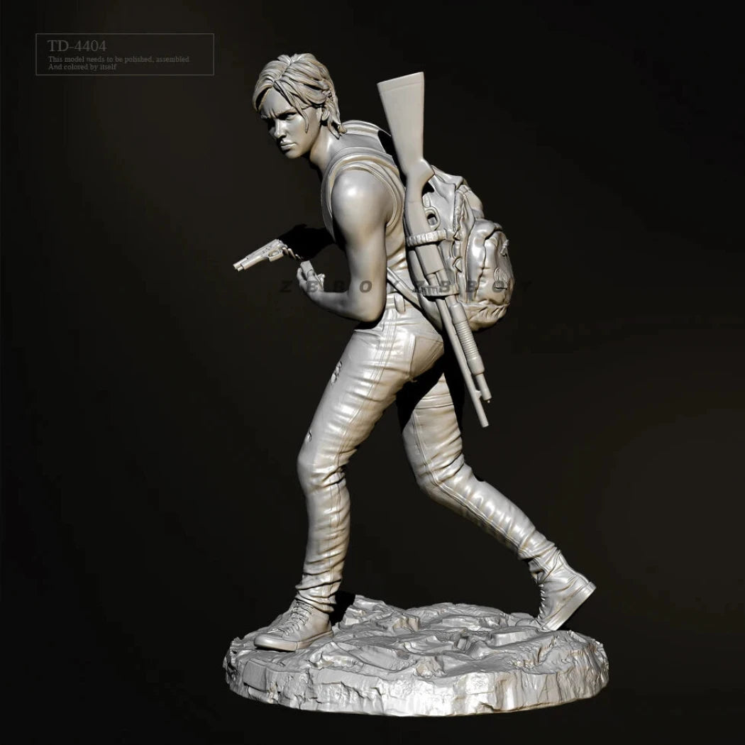 50mm 75mm 3D Print Model Kit Beautiful Girl Survivor TD-4404 Unpainted