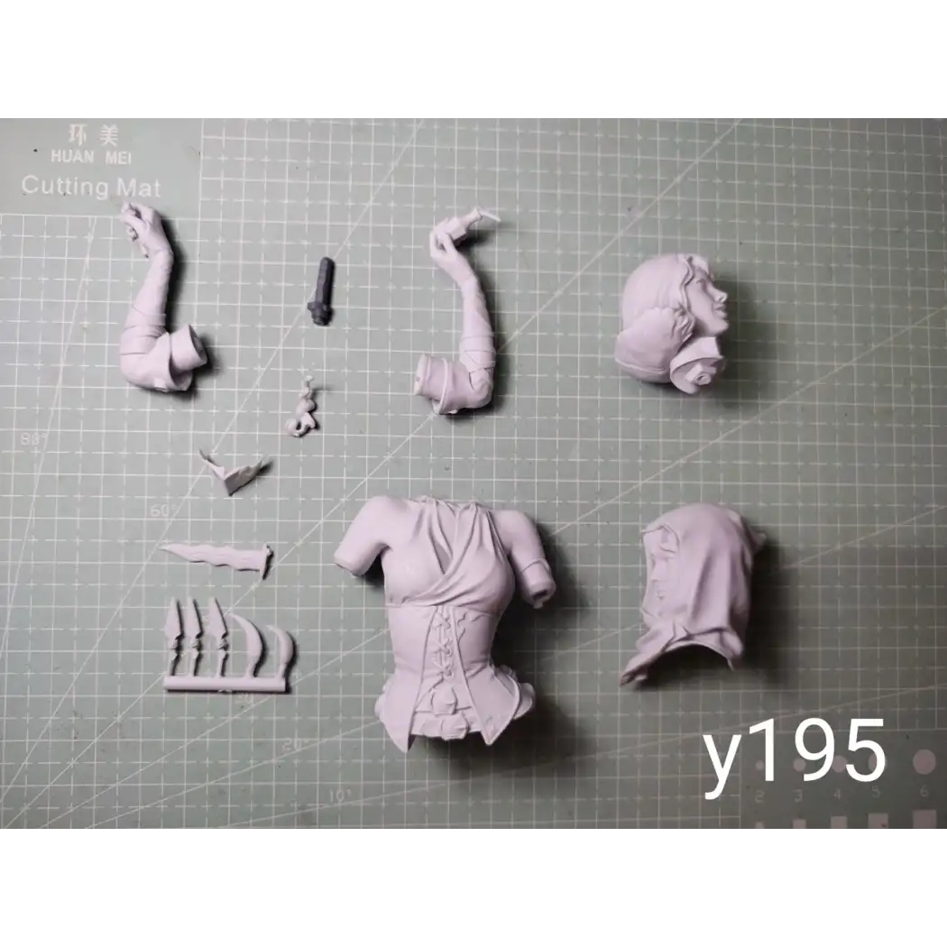 1/10 BUST Resin Model Kit Beautiful Girl Devil Demon from Hell Fantasy Unpainted
