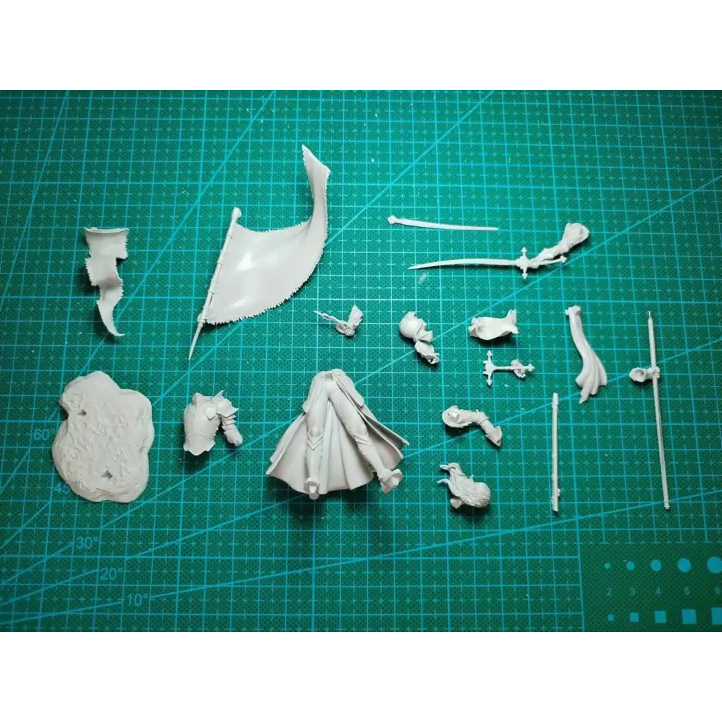 1/24 Resin Model Kit Beautiful Girl Priest Servant of the Light Fantasy Unpainted