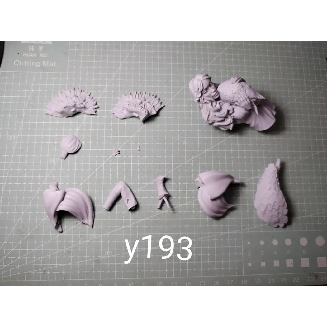 1/10 BUST Resin Model Kit Beautiful Girl Queen of the Cold Fantasy Unpainted