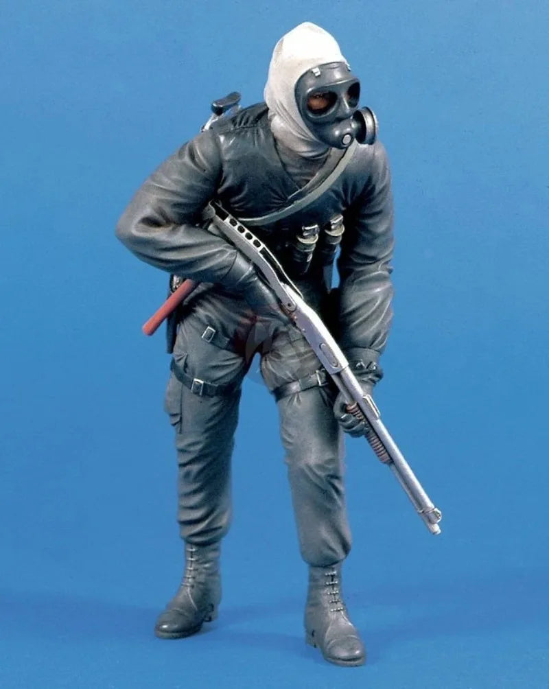 1/16 Resin Model Kit SAS Special Forces Soldier Gas Mask Unpainted