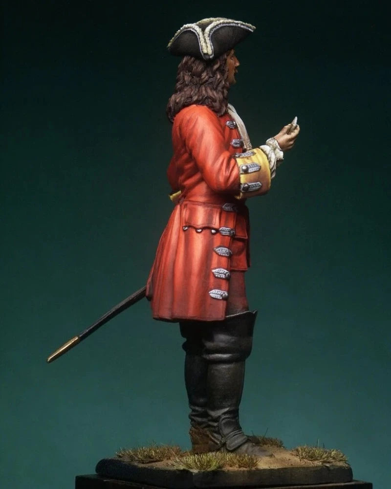1/24 Resin Model Kit British Army Officer Miniature Unpainted
