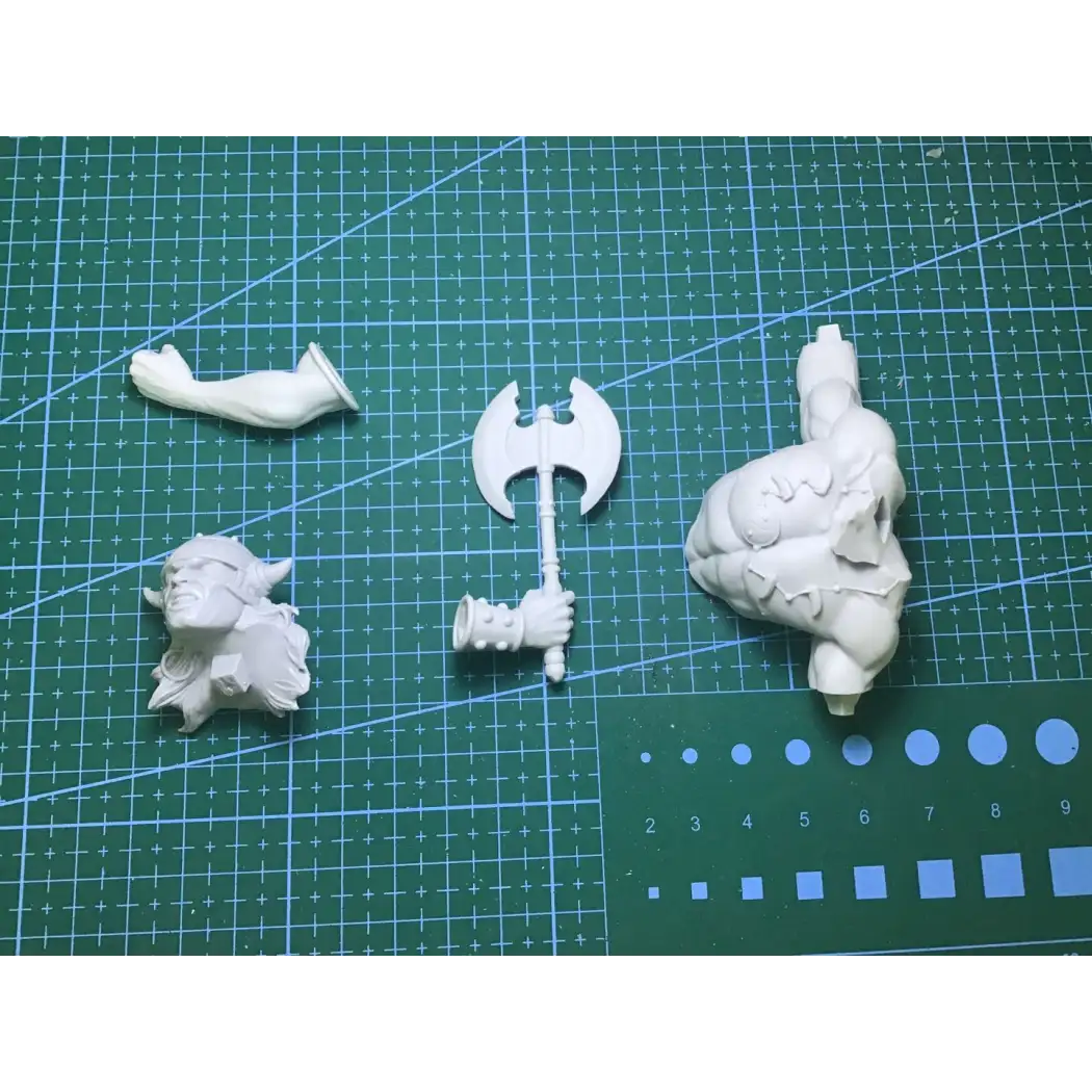 1/12 Bust Resin Model Kit Barbarian Warrior Fantasy Unpainted Scale
