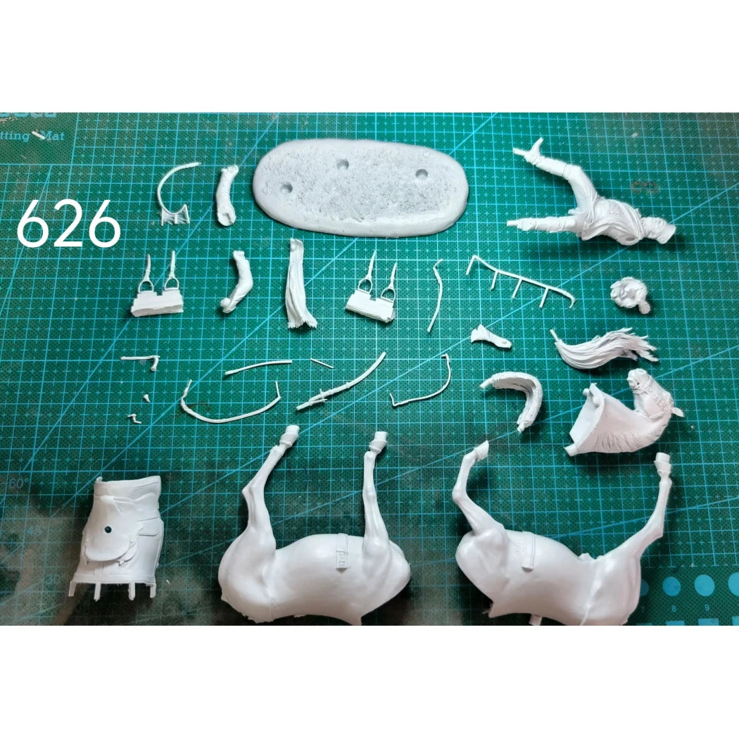 1/24 Resin Model Kit Napoleonic Wars British Highlander Cavalryman Unpainted