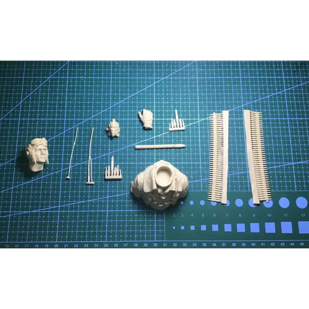 1/10 BUST Resin Model Kit US Air Forces Gunner B-24 WW2 Unpainted