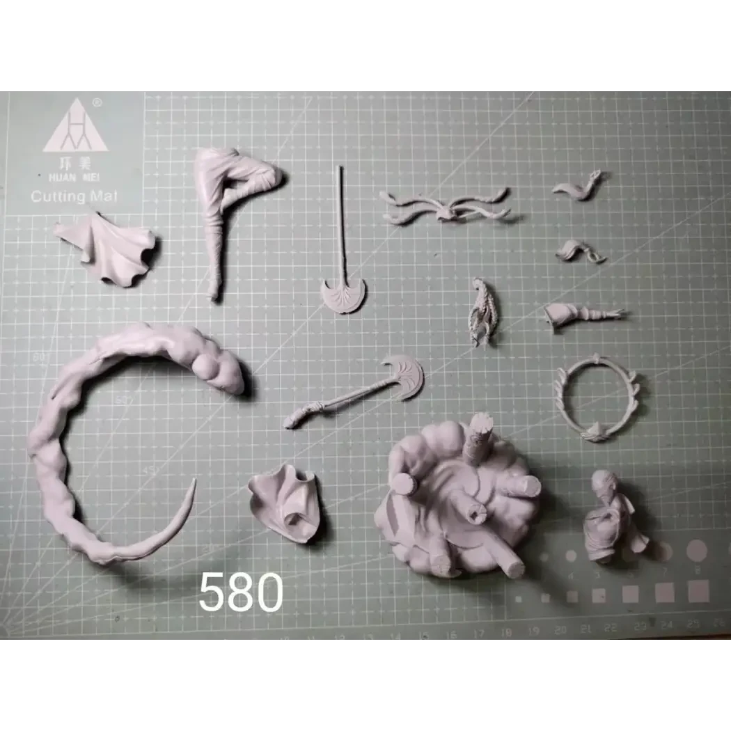 1/24 Resin Model Kit Fighter Monster Slayer Fantasy Unpainted