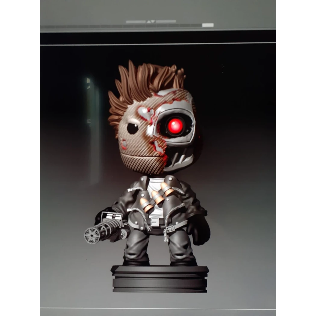 Digital STL T-800 Terminator mini