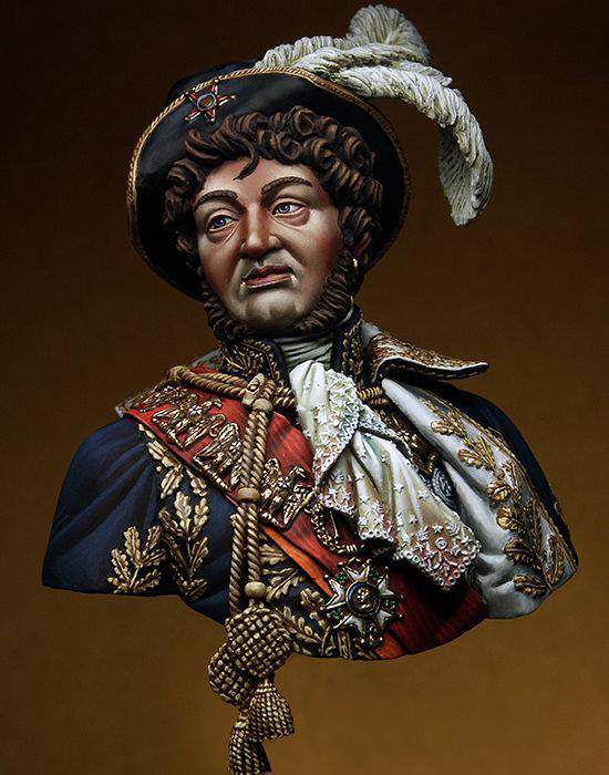 1/10 BUST Resin Model Kit Napoleonic Wars French Commander Unpainted - Model-Fan-Store