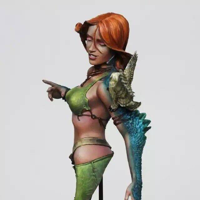 1/10 BUST Resin Model Kit Beautiful Girl & Owl Forest Nymph Fantasy Unpainted - Model-Fan-Store