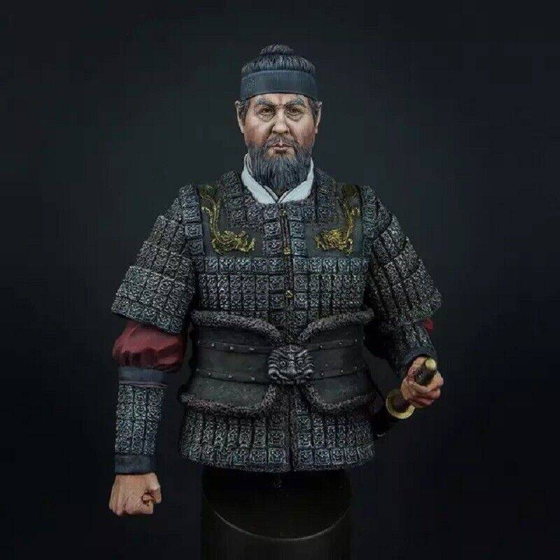 1/10 BUST Resin Model Kit Korean Naval Commander Admiral Samurai Unpainted - Model-Fan-Store