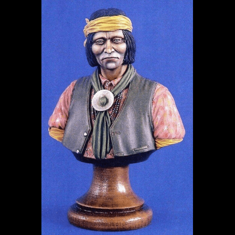 1/9 BUST Resin Model Kit Native American Indian Apache Unpainted