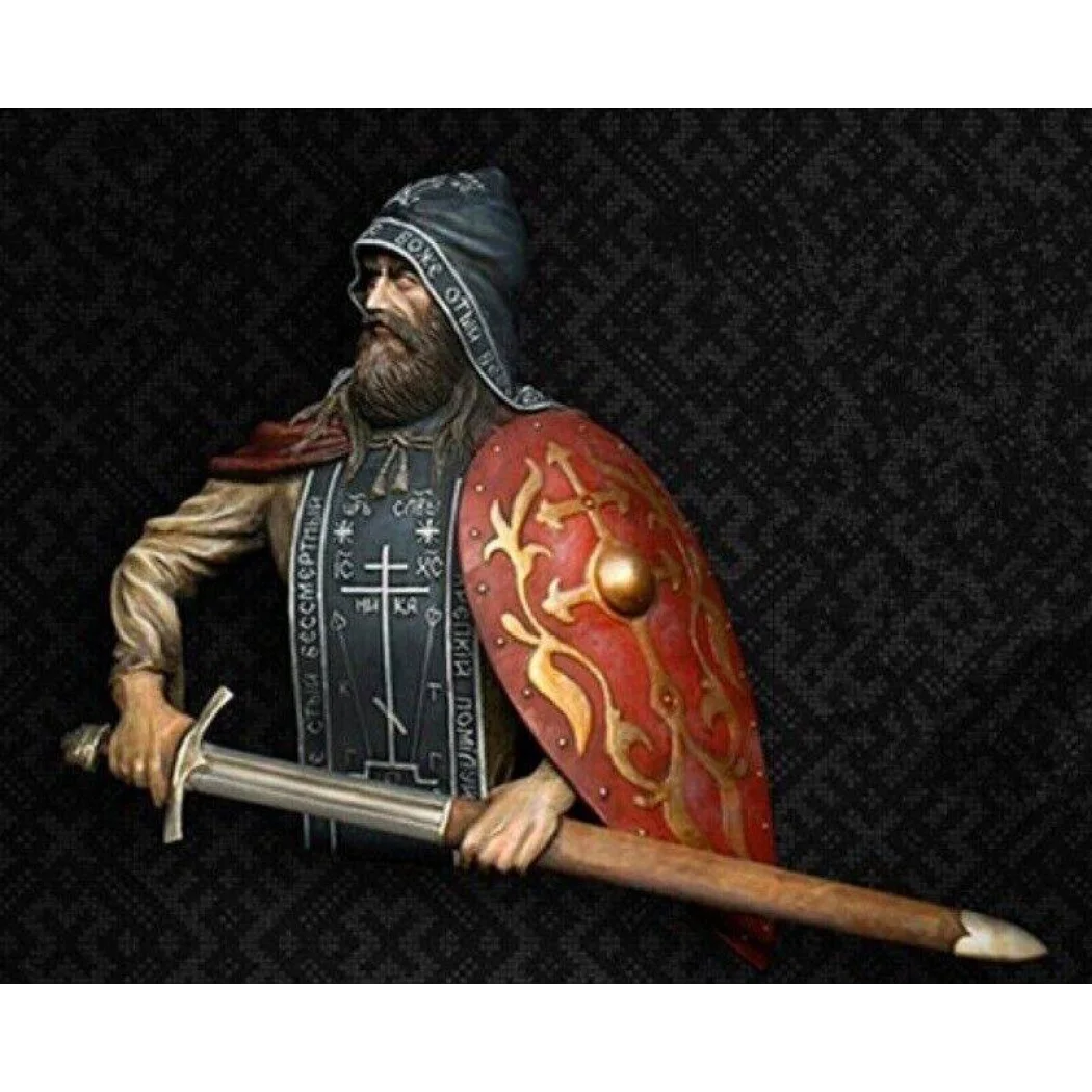 1/9 BUST Resin Model Kit Russian Knight Warrior Monk Unpainted - Model-Fan-Store