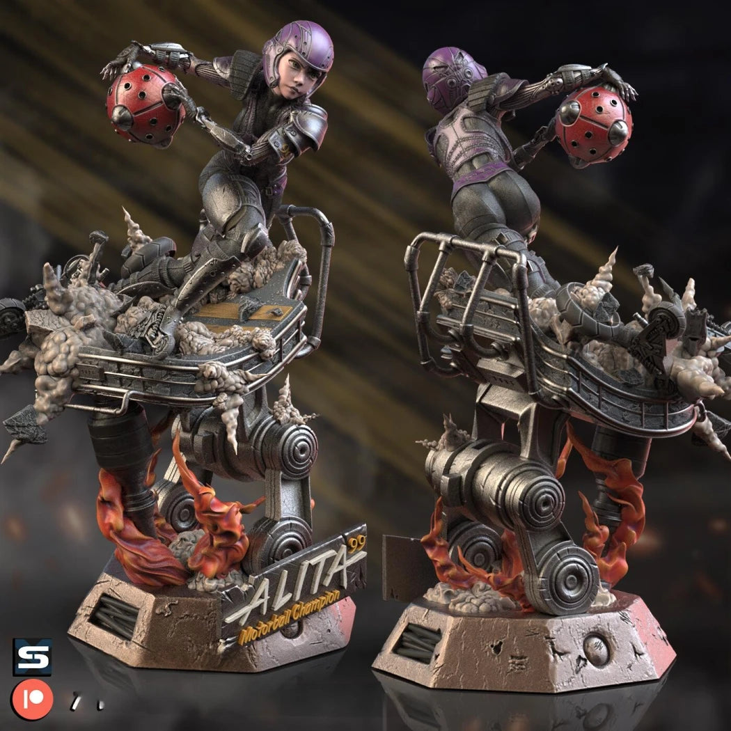 Digital STL Alita Battle Angel v4