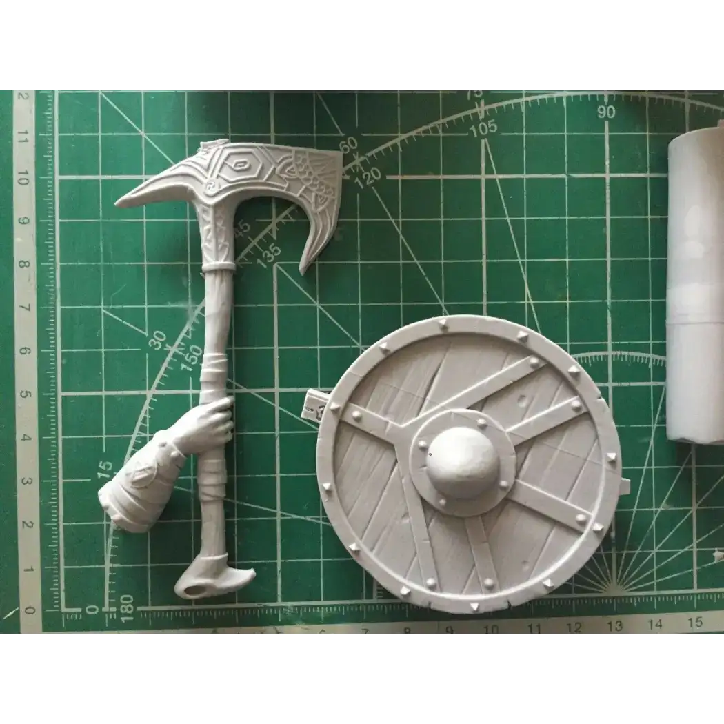 1/10 BUST 180mm Resin Model Kit Viking Barbarian Northern Warrior Unpainted - Model-Fan-Store