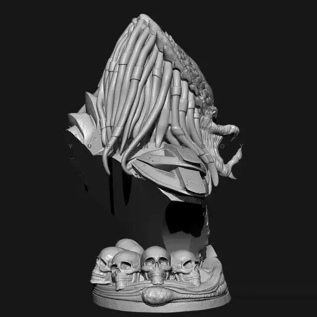 65mm BUST Resin Model Kit Alien Warrior Unpainted - Model-Fan-Store