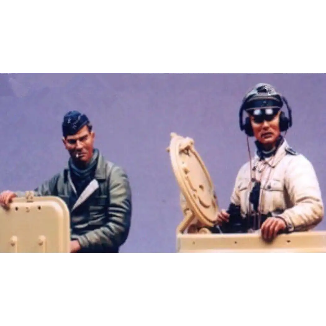 1/16 Resin Model Kit German Soldiers Tank Crew WW2 Unpainted - Model-Fan-Store