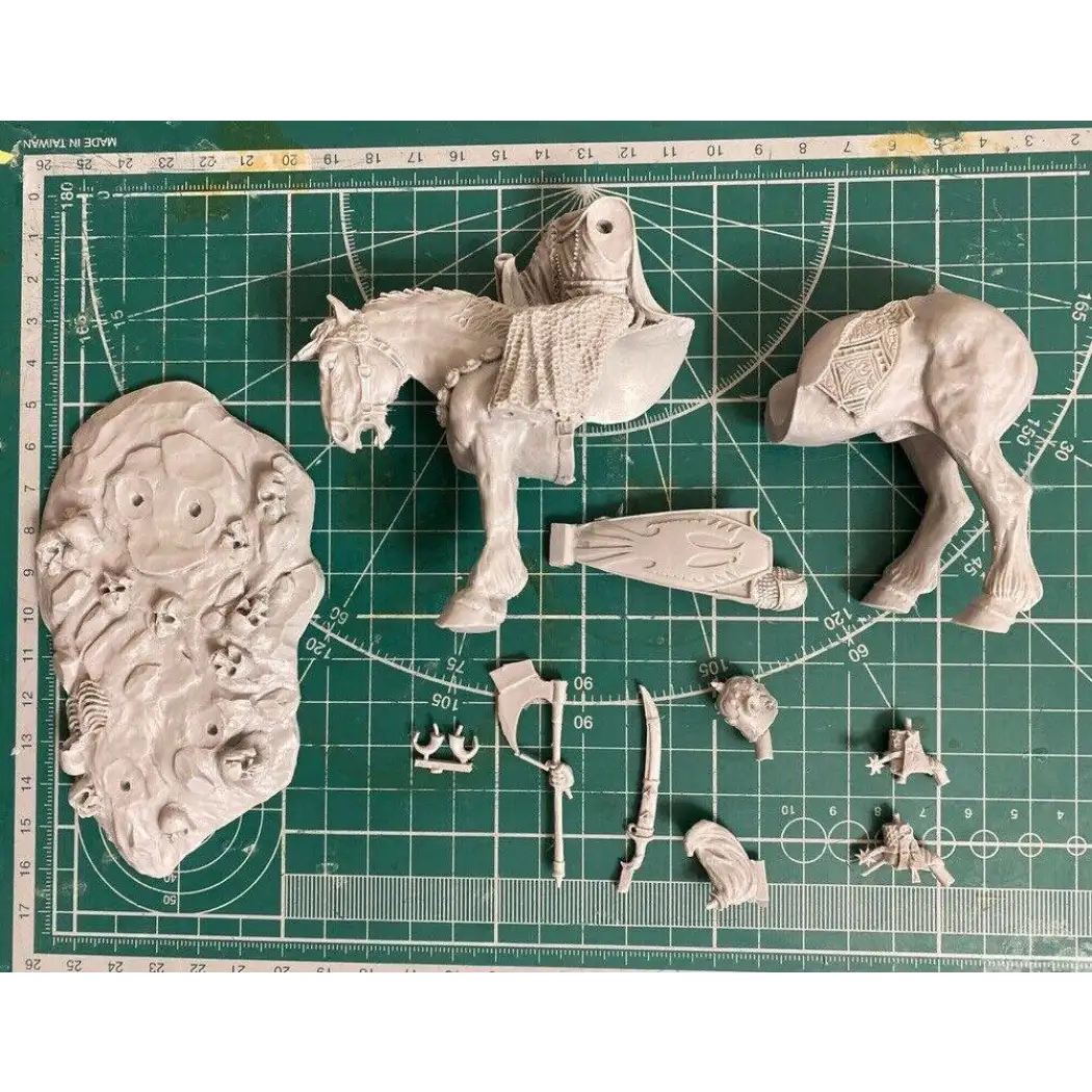 1/24 75mm Resin Model Kit Death Dealer I Warrior Fantasy Unpainted - Model-Fan-Store