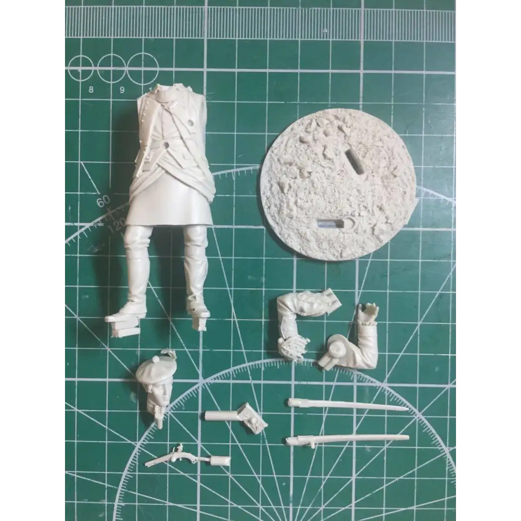 1/24 75mm Resin Model Kit Scottish Warrior Royal Regiment Soldier Unpainted - Model-Fan-Store