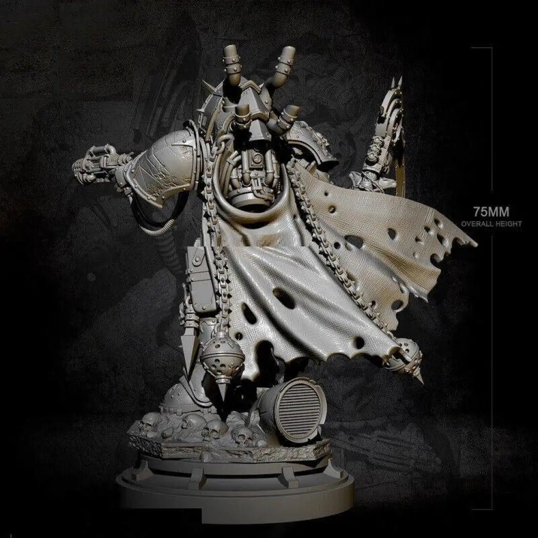 1/24 75mm Resin Model Kit Warrior Ravager Hunter Post Apocalypse Unpainted - Model-Fan-Store