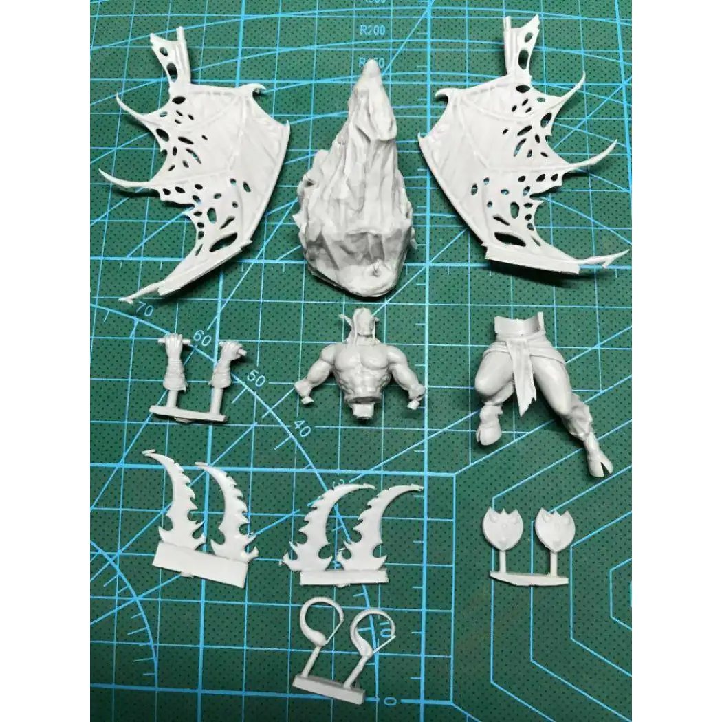 1/32 95mm Resin Model Kit Illidan Stormrage Demon Elf Warcraft Unpainted - Model-Fan-Store