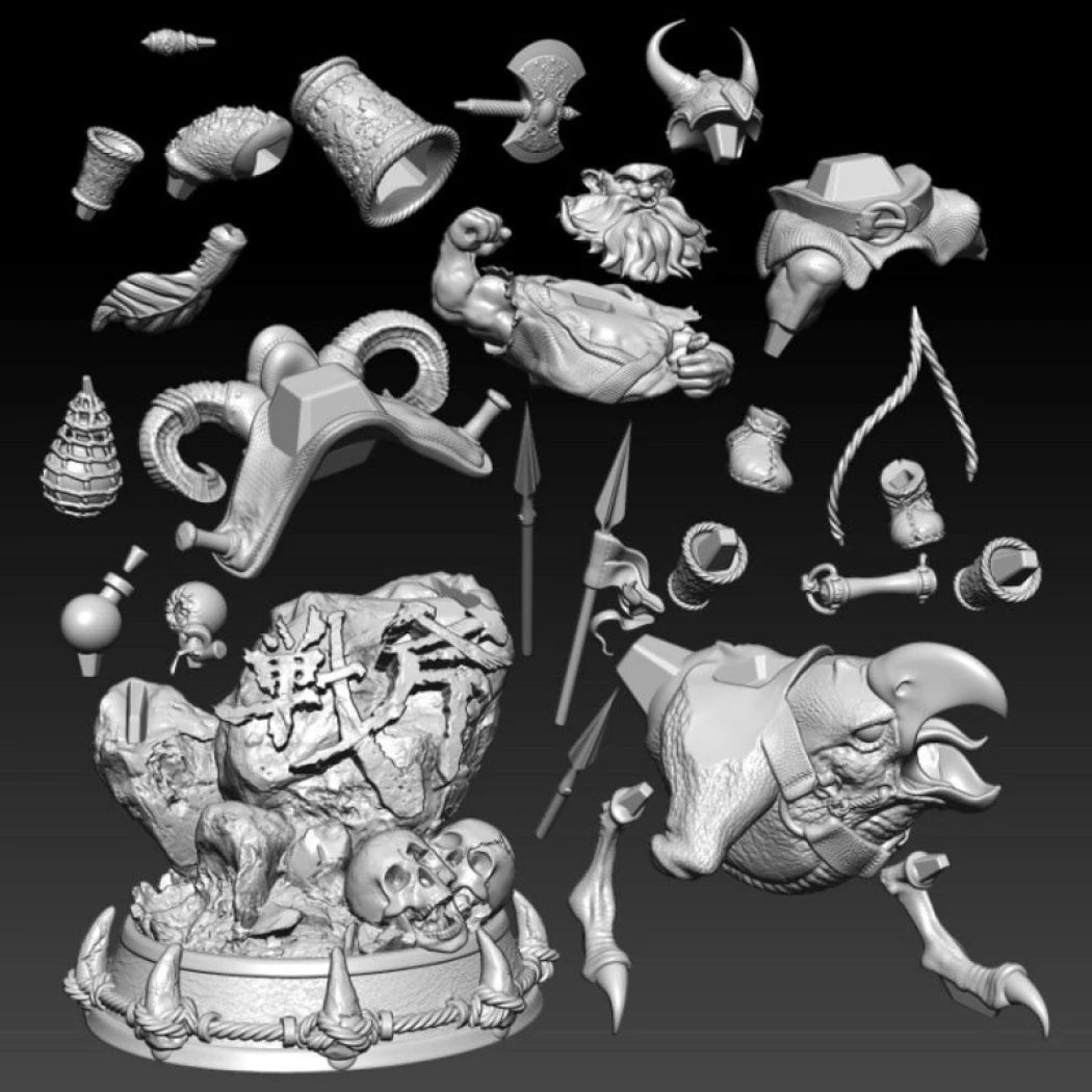 Digital STL Gilius Thunderhead On...