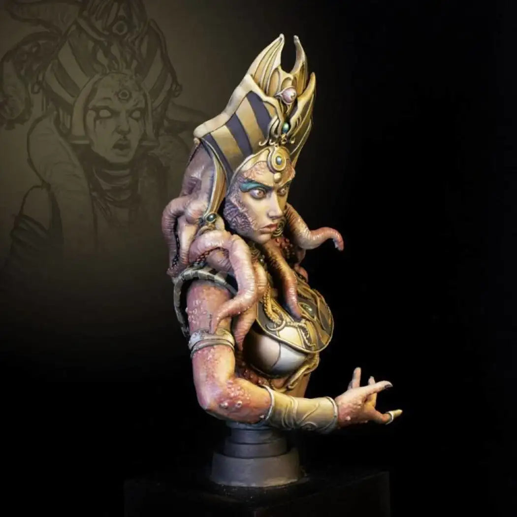 1/12 BUST Resin Model Kit Beautiful Girl Egypt Witch Unpainted - Model-Fan-Store