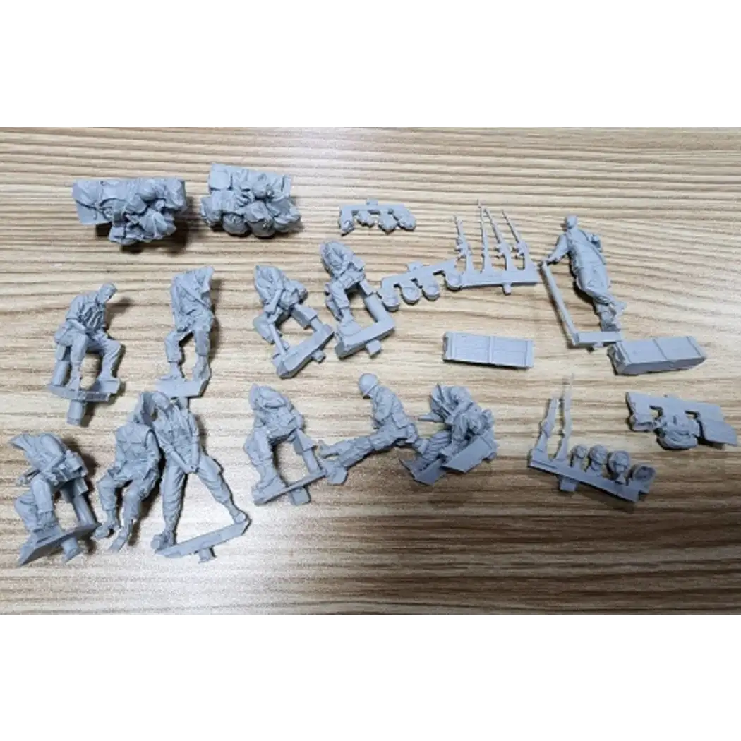 1/35 11pcs Resin Model Kit US Army Soldiers Vietnam War (no car) Unpainted - Model-Fan-Store