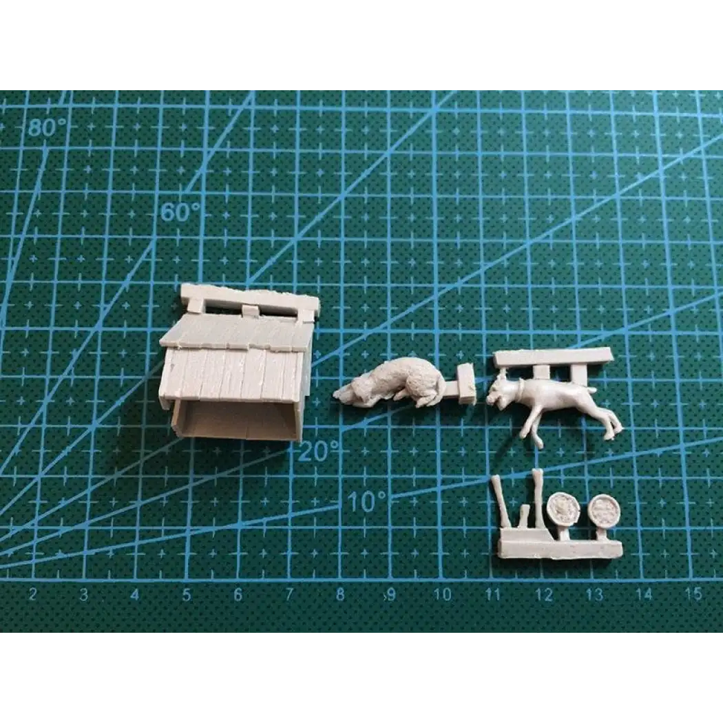 1/35 Resin Animals Model Kit Dogs Pets Unpainted - Model-Fan-Store