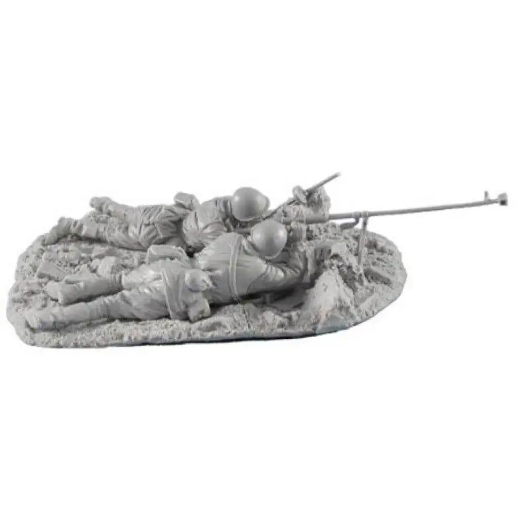 1/35 Resin Model Kit Soviet Soldiers Anti-Tank Rifle Team WW2 Unpainted - Model-Fan-Store