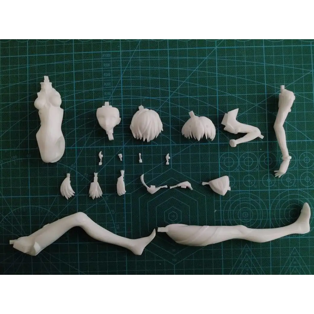 1/7 Resin Cyberpunk Model Kit Asian Beautiful Girl Android Unpainted - Model-Fan-Store