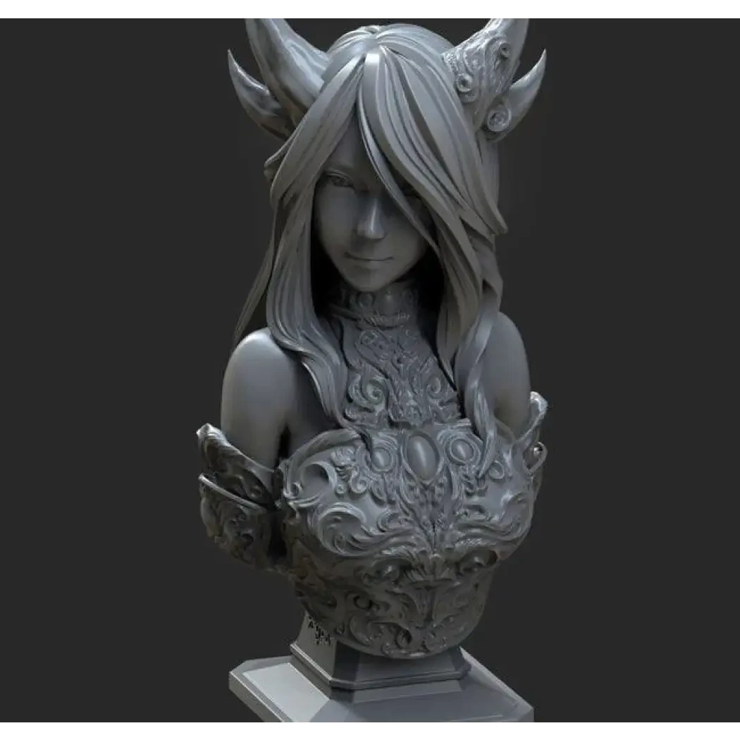 1/10 BUST 2pcs Resin Model Kit Beautiful Girls Angel & Demon Unpainted - Model-Fan-Store