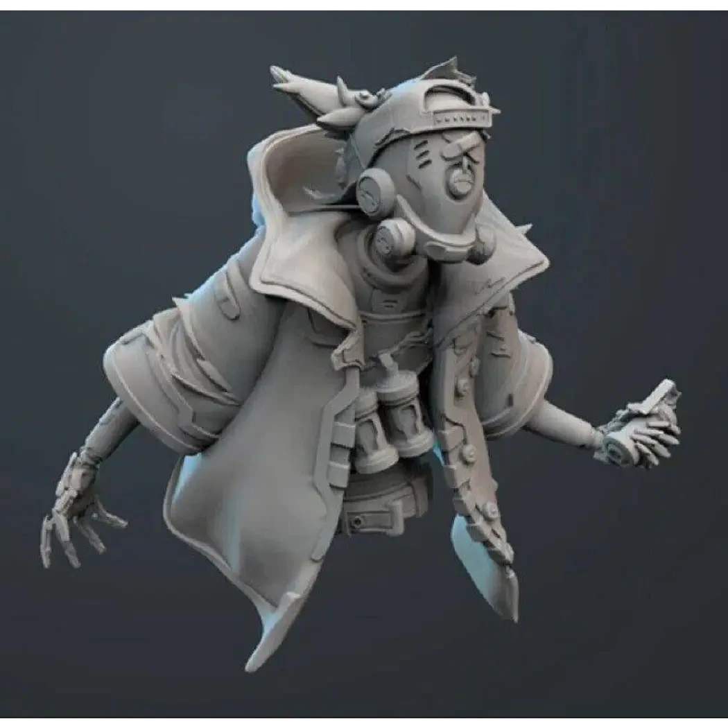 1/10 BUST Resin Cyberpunk Model Kit Droid Robot Painter Unpainted - Model-Fan-Store