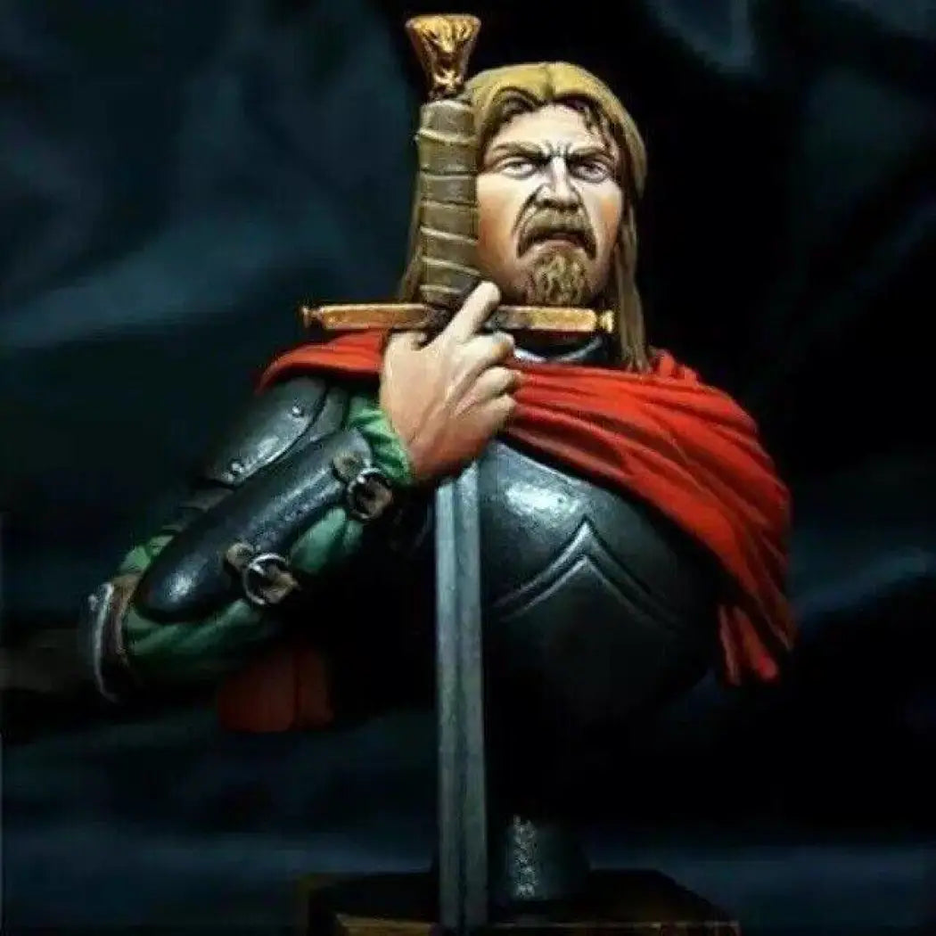 1/10 BUST Resin Model Kit European Medieval Knight Warrior Unpainted - Model-Fan-Store