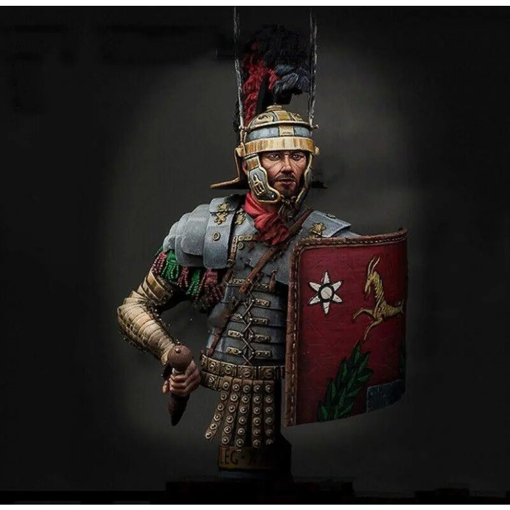 1/10 BUST Resin Model Kit Roman Legionnaire Warrior Soldier Unpainted - Model-Fan-Store