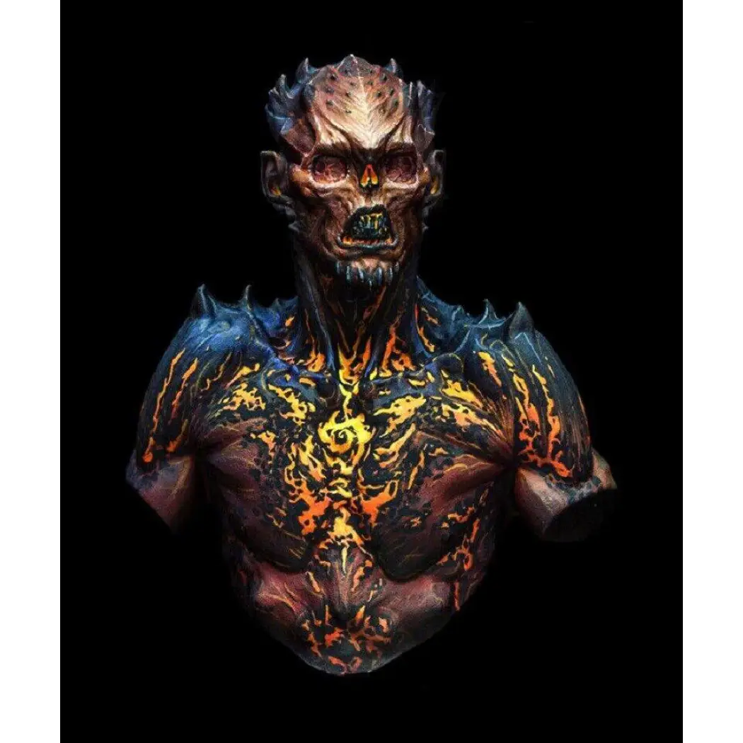 1/10 BUST Resin Model Kit Warrior Demon Prince Vampire Unpainted - Model-Fan-Store