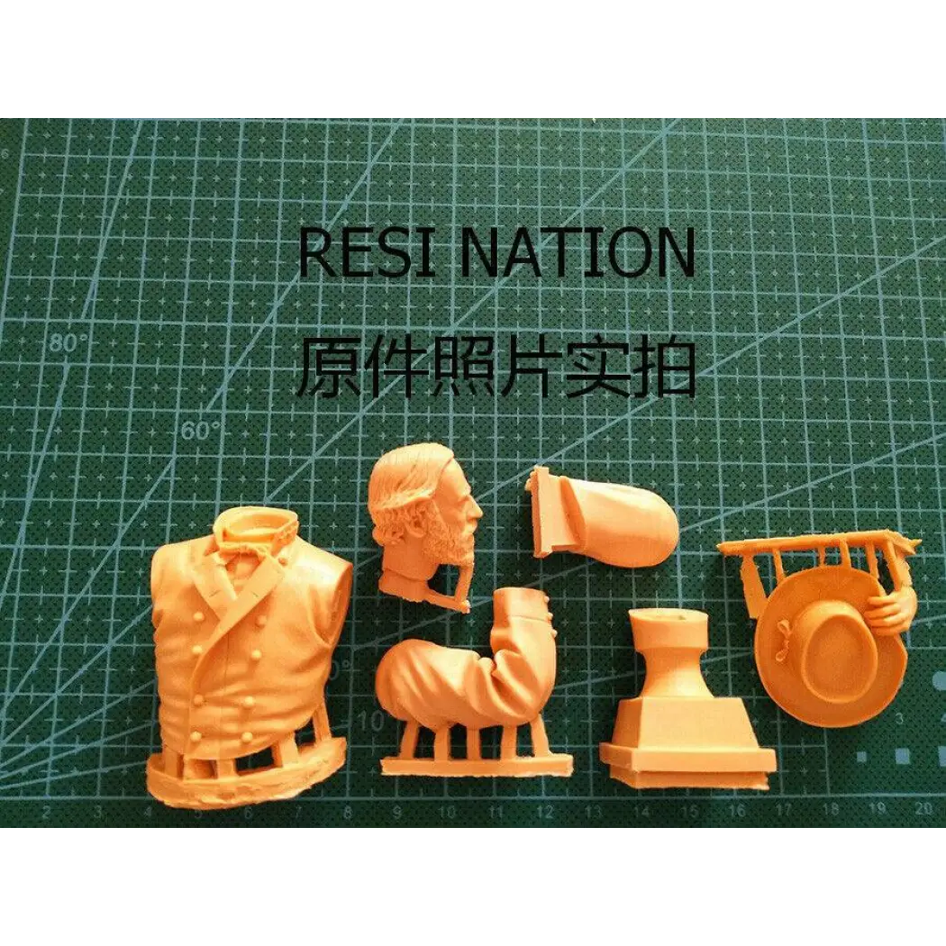 1/12 BUST Resin Model Kit General Confederate American Civil War Unpainted - Model-Fan-Store