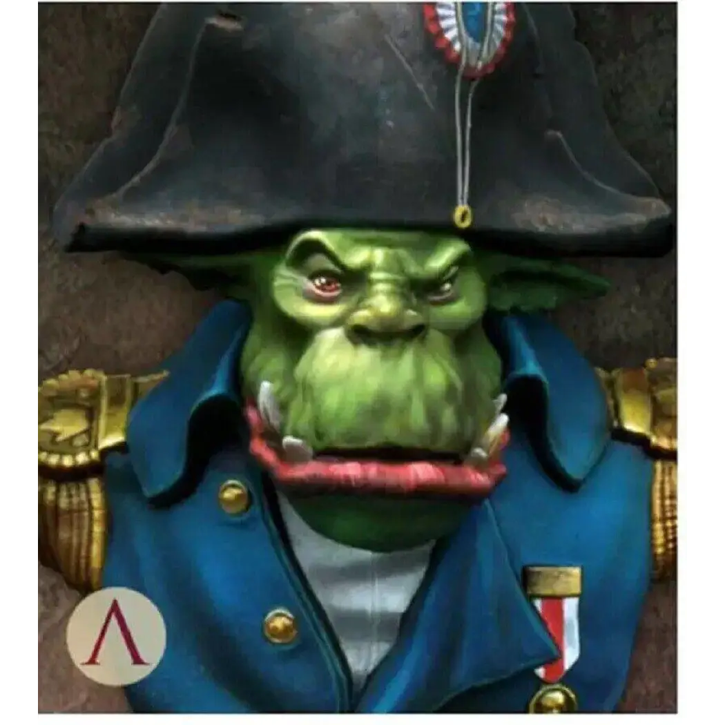 1/16 BUST Resin Model Kit Orc French General Admiral Fairy Tales Unpainted - Model-Fan-Store