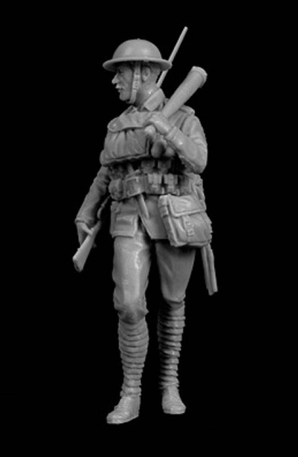 1/35 Resin Model Kit British Soldiers Infantry WW1 Unpainted - Model-Fan-Store
