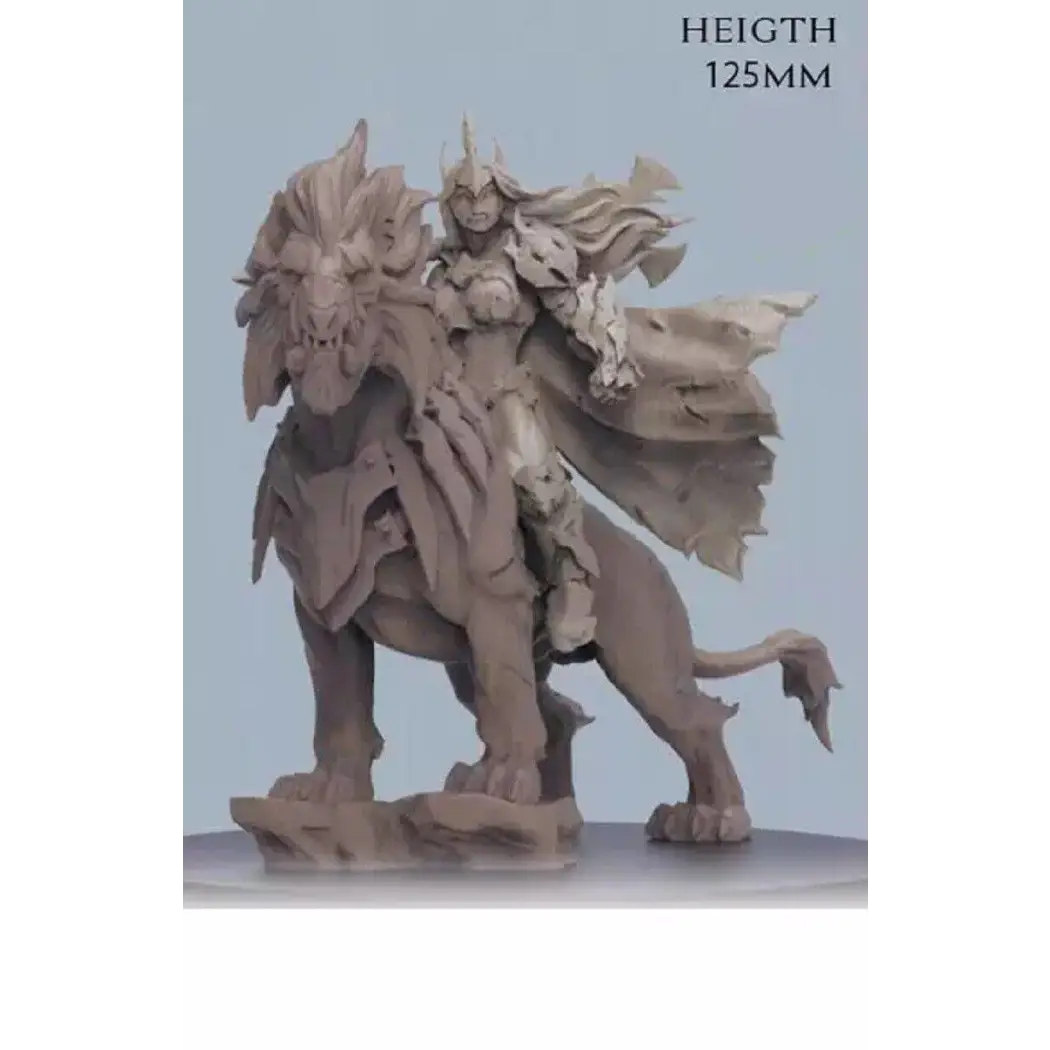 1/16 125mm Resin Model Kit Orc Warrior Warcraft Barbarian Berserker Unpainted - Model-Fan-Store