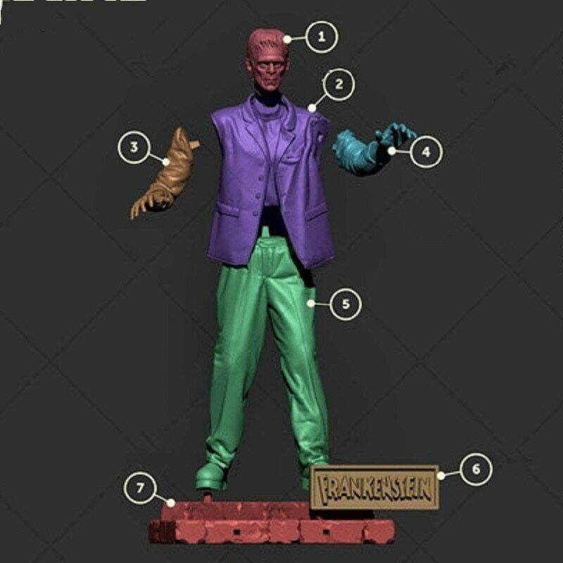 1/6 330mm 3D Print Model Kit Old Frankenstein Unpainted - Model-Fan-Store