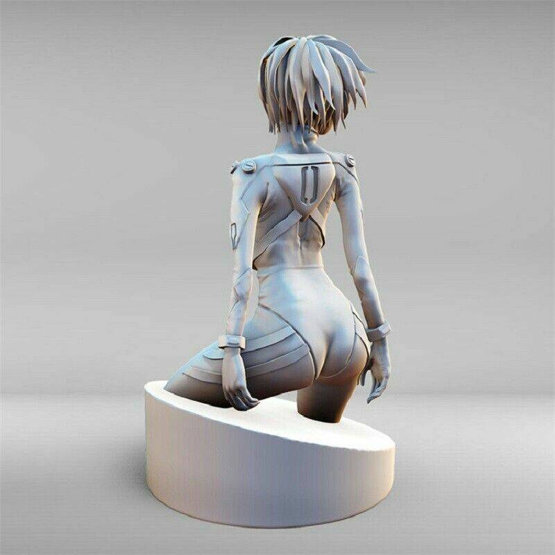 120mm 3D Print Cyberpunk Model Kit Asian Beautiful Girl Unpainted - Model-Fan-Store
