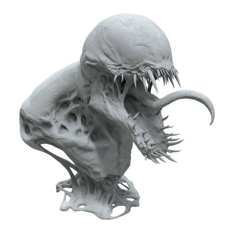 50mm BUST Resin Superhero Model Kit Venom Alien Unpainted - Model-Fan-Store