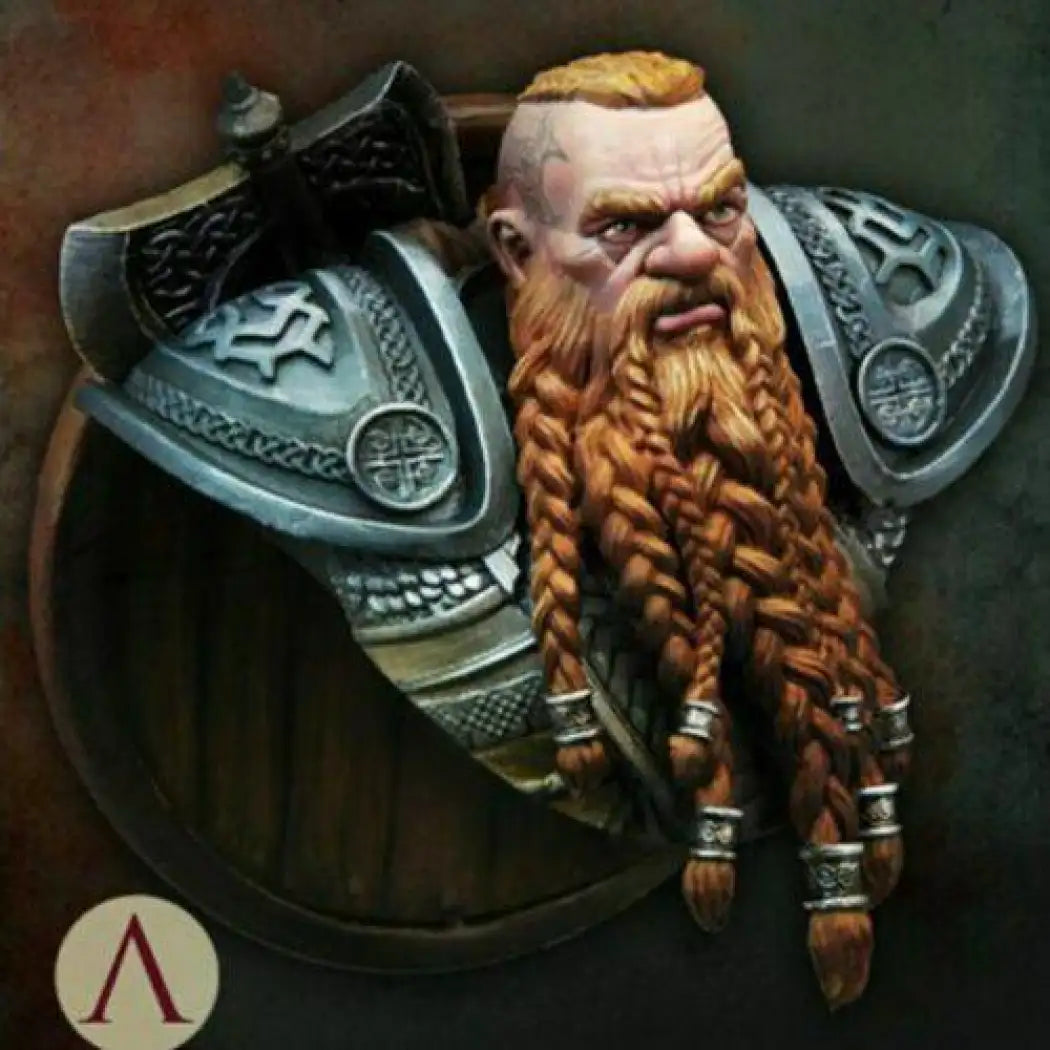1/10 BUST Resin Model Kit Dwarf Khalgrim Warrior Warcraft Unpainted - Model-Fan-Store