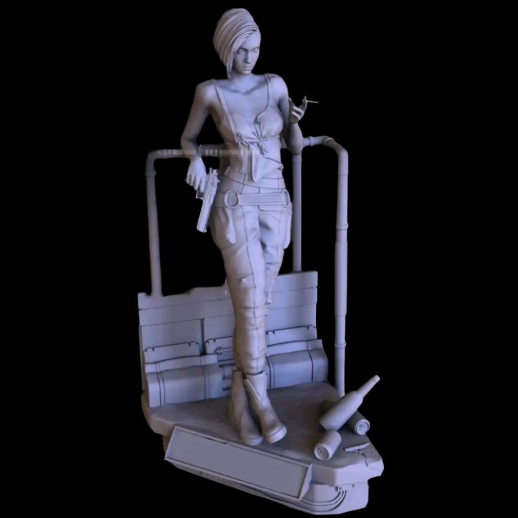 1/18 100mm Resin Model Kit Beautiful Girl Zombi Killer Unpainted - Model-Fan-Store